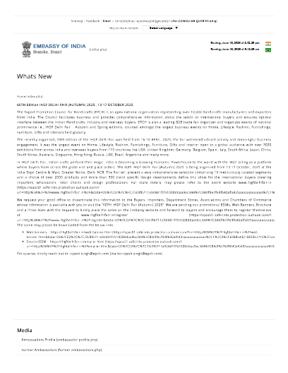Embassy of India-Brasilia-Brazil Coverage