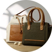 Handcrafted Canvas & Leather Bags